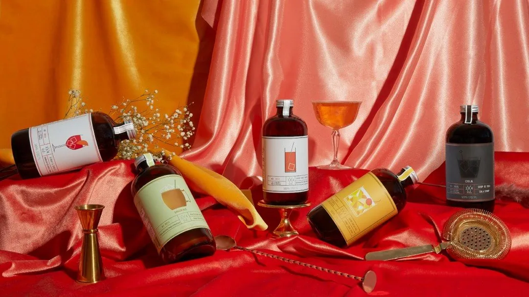 3/4 oz. syrups and tonics product range